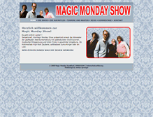 Tablet Screenshot of magicmondayfrankfurt.de